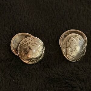 Stubbs Vintage Silver Coin Cufflinks